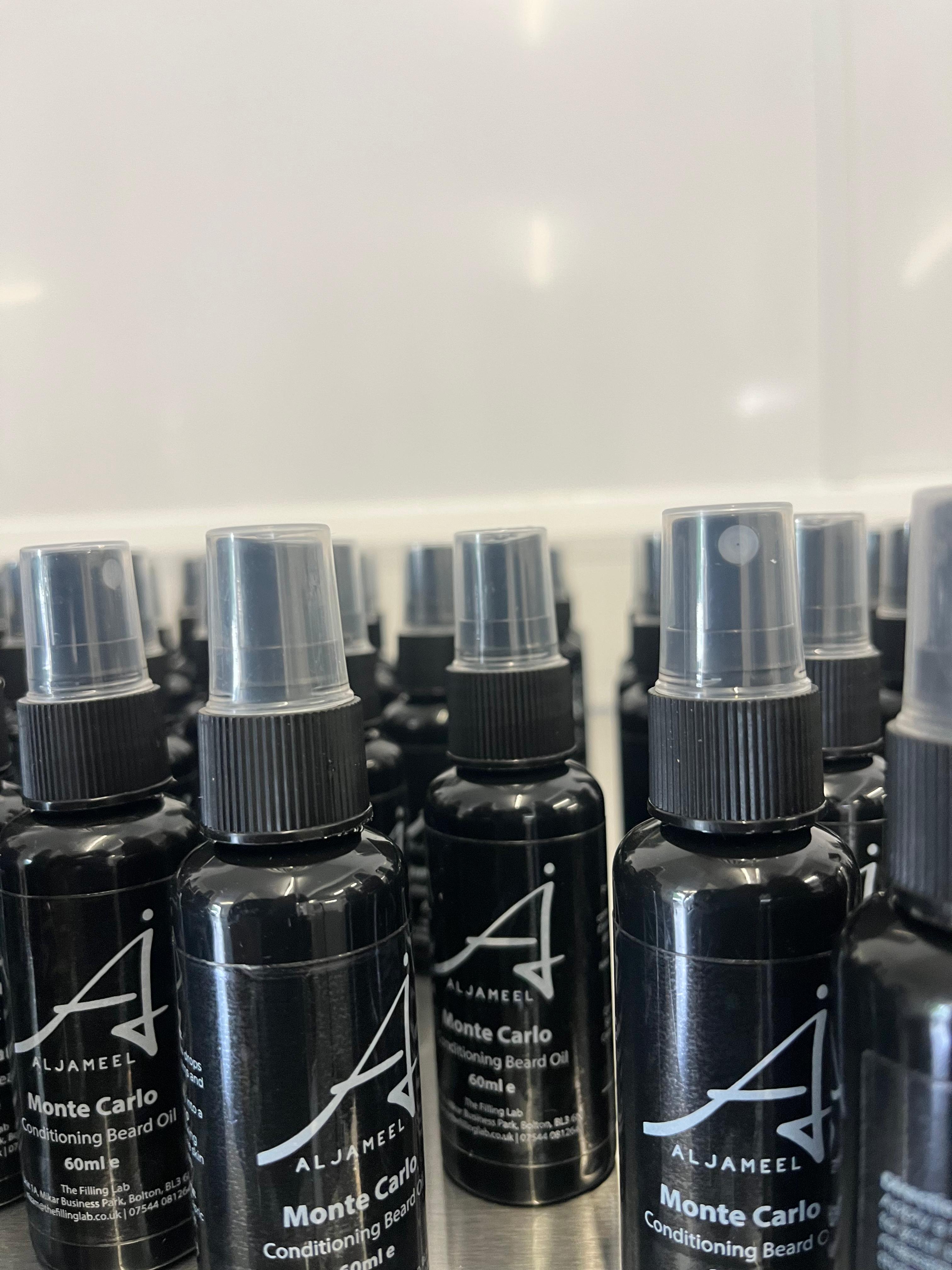 Retail-ready bottles after labelling, batch coding, and final QC.